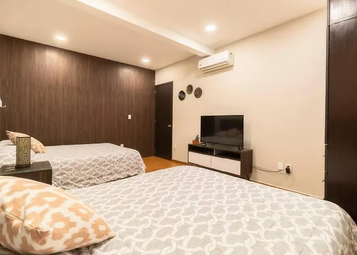 401 Location 3bdrm 2bath With Ac Rooftop Mexico City